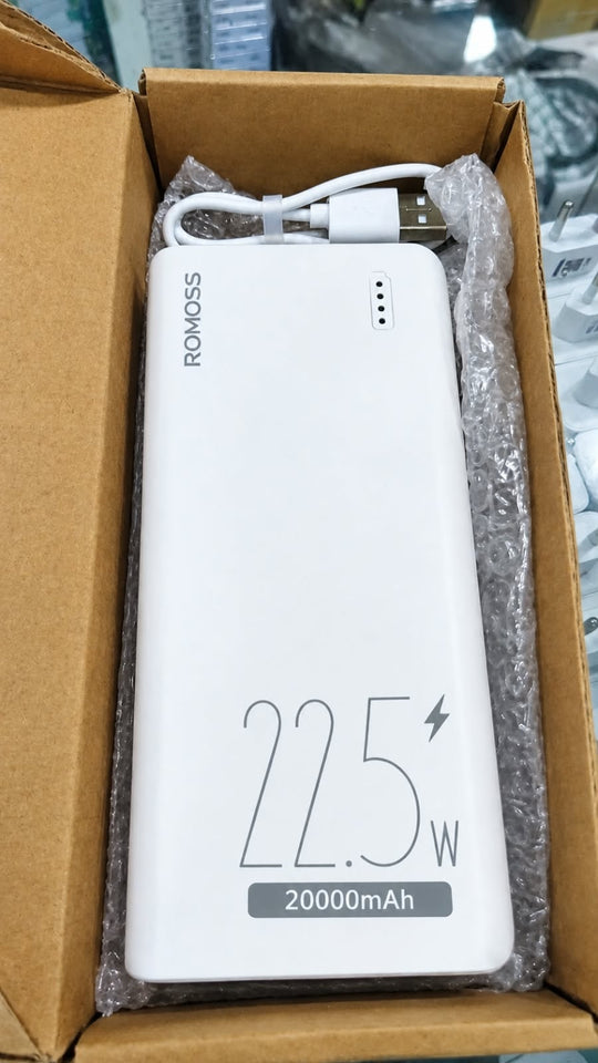 ROMOSS 20000mAh Power Bank 22.5W Fast Charging Portable Charger