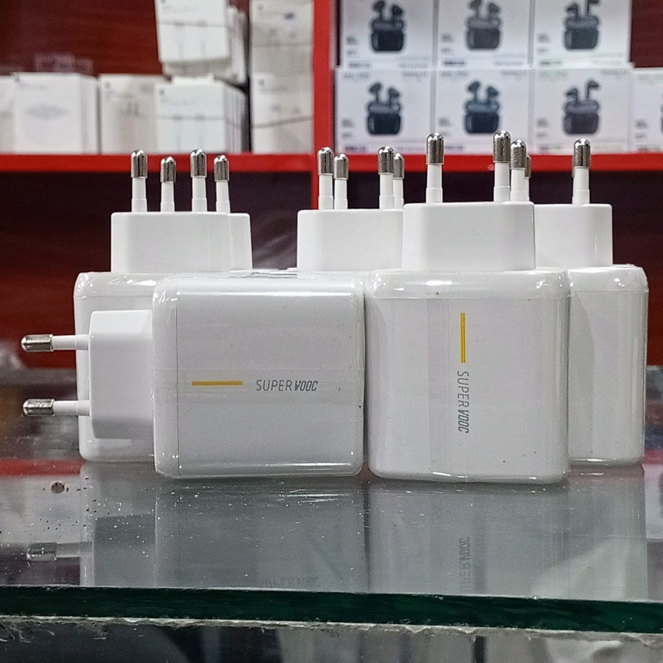 SUPER VOOC Genuine 45 watt FAST ADAPTER
