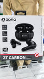 ZORO ZT Carbon 2Buds Wireless Bluetooth Earbuds with ENC & Charging Case